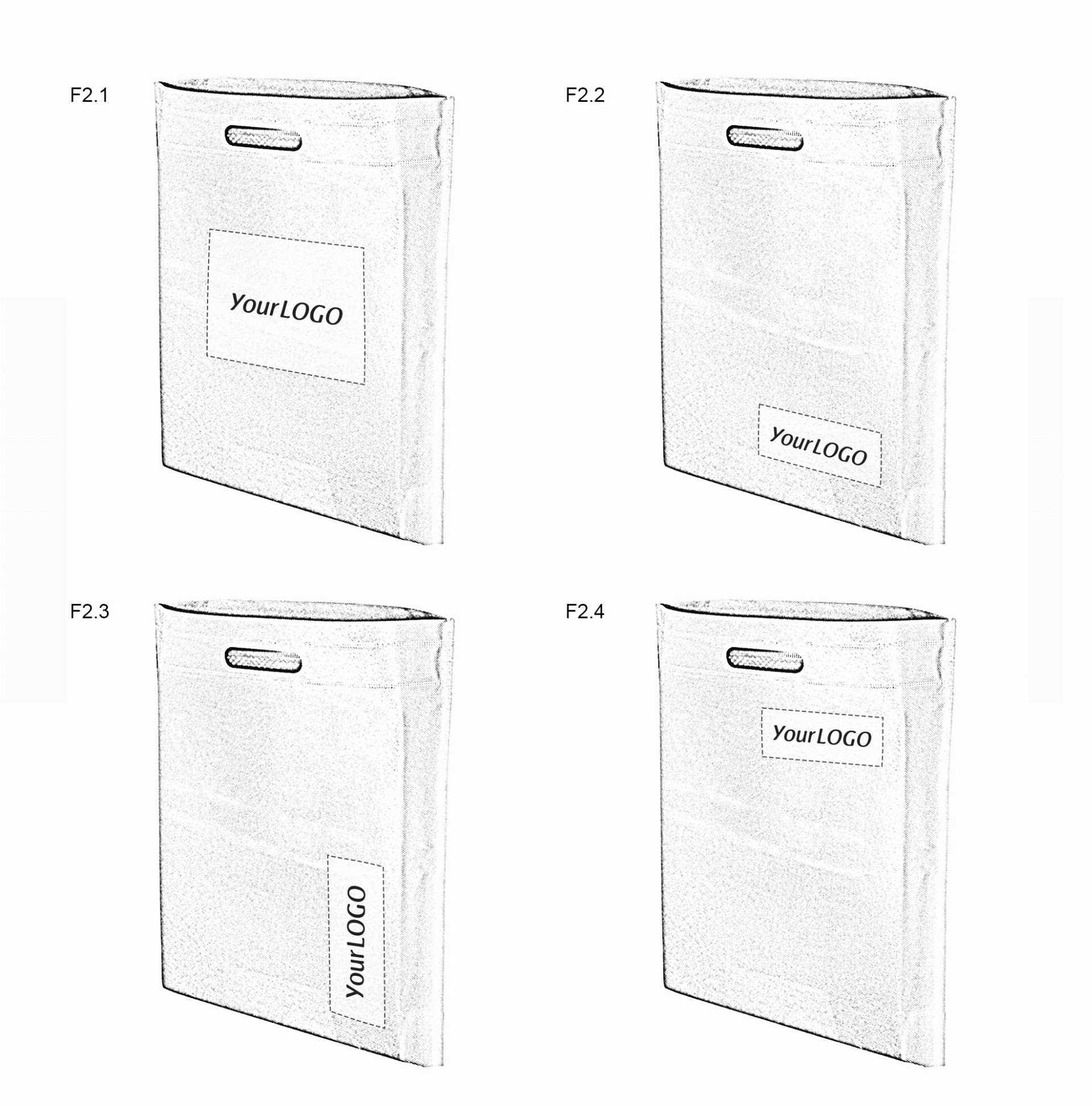 Logózott bevásárló táska - Cassi – galéria